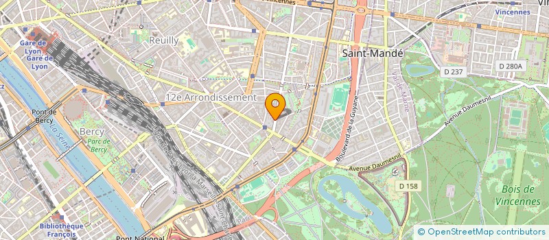 localisation de l'entreprise SYNDICAT DE COPROPRIETE MICHEL BIZOT  PARIS