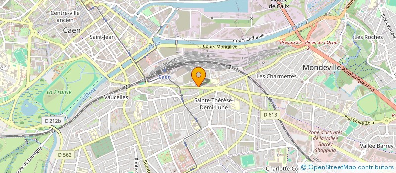 localisation de l'entreprise SYNDICAT DE COPROPRIETE MONET à CAEN