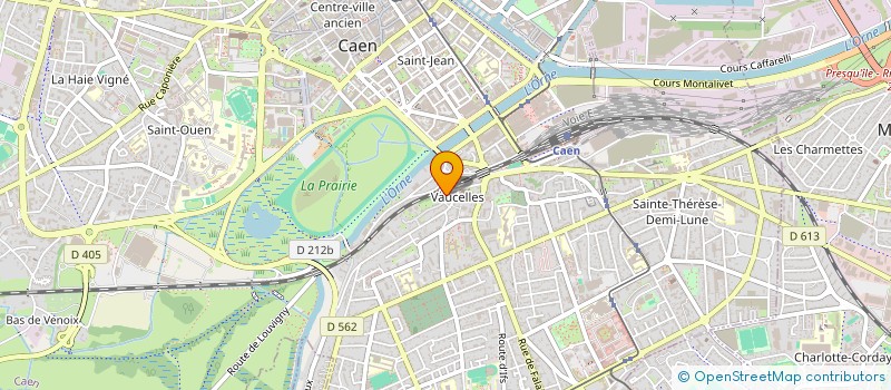 localisation de l'entreprise SYNDICAT DE COPROPRIETE MONTAIGU à CAEN