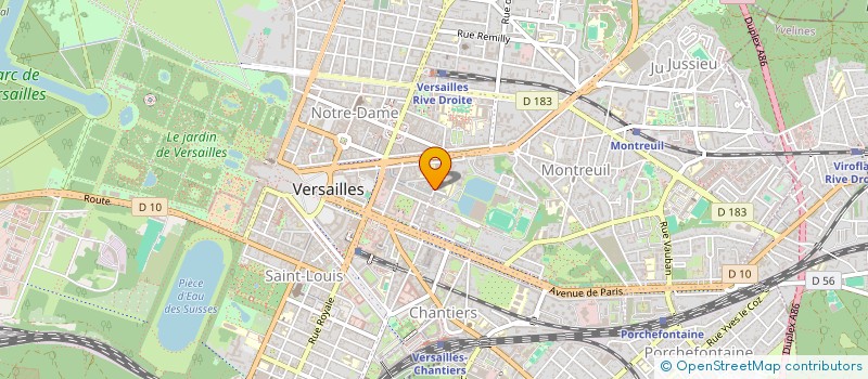 localisation de l'entreprise SYNDICAT DE COPROPRIETE MONTBAURON à VERSAILLES