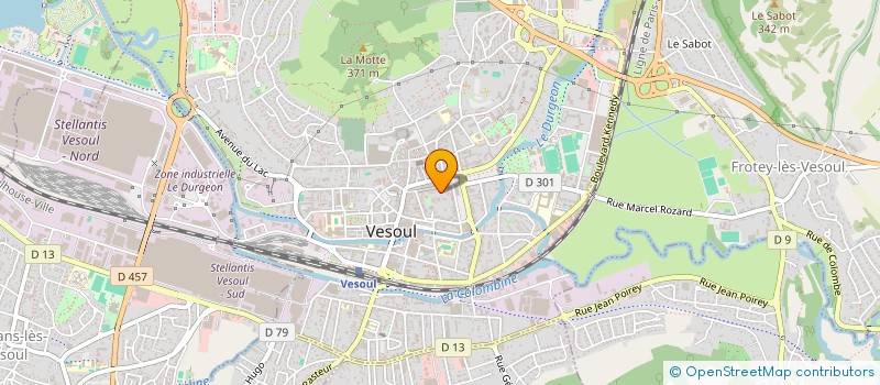 localisation de l'entreprise SYNDICAT DE COPROPRIETE MOULIN DES PRES  VESOUL