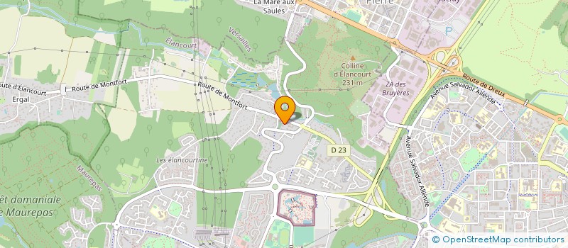 localisation de l'entreprise SYNDICAT DE COPROPRIETE MOZART  ELANCOURT