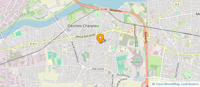 localisation de l'entreprise SYNDICAT DE COPROPRIETE MT BLANC 2  DECINES-CHARPIEU