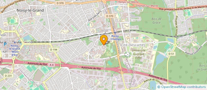 localisation de l'entreprise SYNDICAT DE COPROPRIETE NOISERAIE  NOISY-LE-GRAND