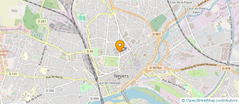 localisation de l'entreprise SYNDICAT DE COPROPRIETE P V COUTURIER à NEVERS