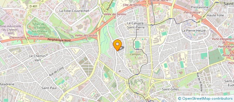 localisation de l'entreprise SYNDICAT DE COPROPRIETE PANORAMIQUE à CAEN