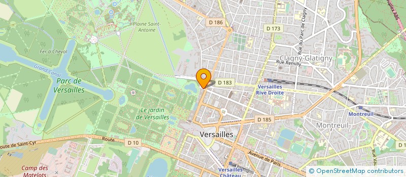localisation de l'entreprise SYNDICAT DE COPROPRIETE PAROISSE à VERSAILLES