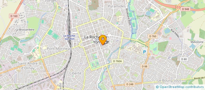 localisation de l'entreprise SYNDICAT DE COPROPRIETE PASSAGE à LA ROCHE-SUR-YON