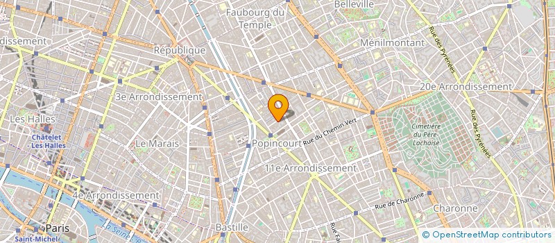 localisation de l'entreprise SYNDICAT DE COPROPRIETE PASTEUR  PARIS