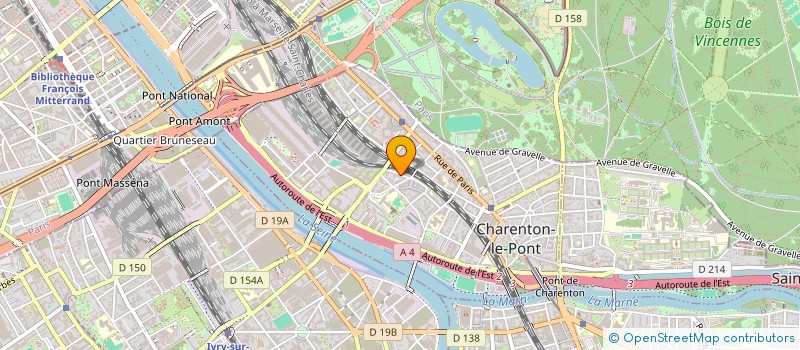 localisation de l'entreprise SYNDICAT DE COPROPRIETE PASTEUR à CHARENTON-LE-PONT