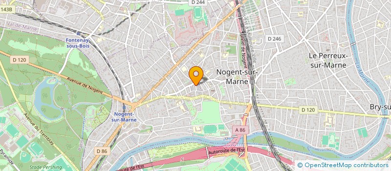 localisation de l'entreprise SYNDICAT DE COPROPRIETE PAUL BERT à NOGENT-SUR-MARNE