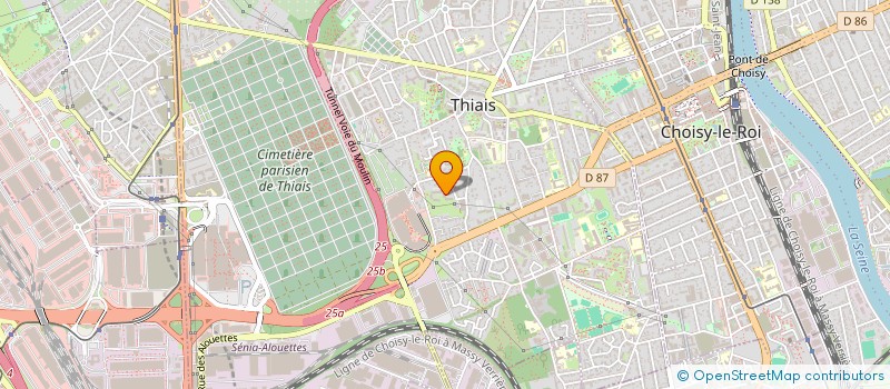 localisation de l'entreprise SYNDICAT DE COPROPRIETE PERRUCHET à THIAIS
