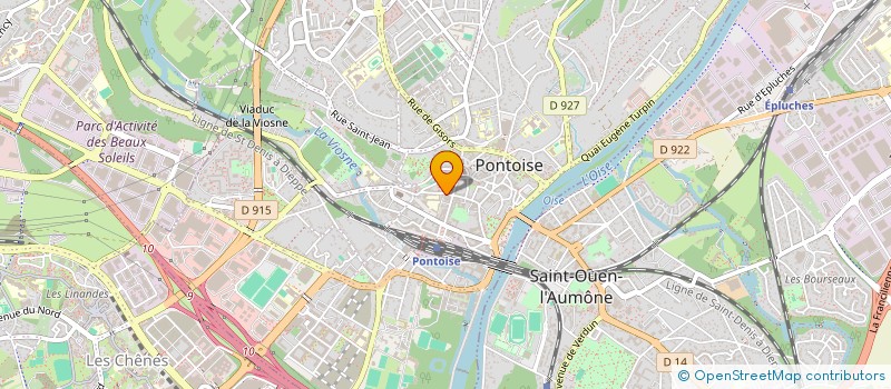 localisation de l'entreprise SYNDICAT DE COPROPRIETE PIERRE BUTIN  PONTOISE