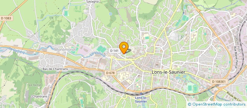 localisation de l'entreprise SYNDICAT DE COPROPRIETE PLEIN SUD  LONS-LE-SAUNIER