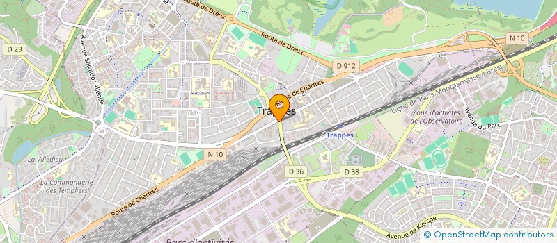 localisation de l'entreprise SYNDICAT DE COPROPRIETE PORT ROYAL  TRAPPES