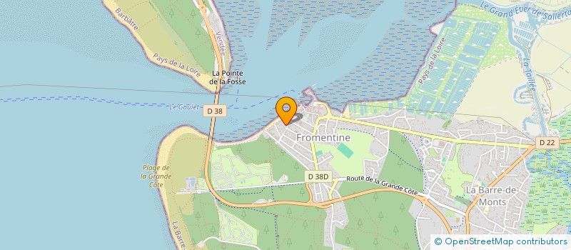 localisation de l'entreprise SYNDICAT DE COPROPRIETE PORTE DES ILES  LA BARRE-DE-MONTS