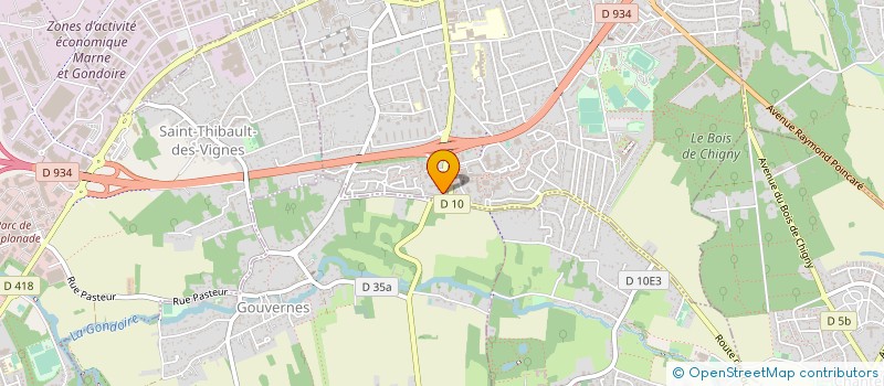 localisation de l'entreprise SYNDICAT DE COPROPRIETE PRODHOM à LAGNY-SUR-MARNE