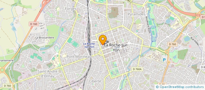 localisation de l'entreprise SYNDICAT DE COPROPRIETE QUINT à LA ROCHE-SUR-YON