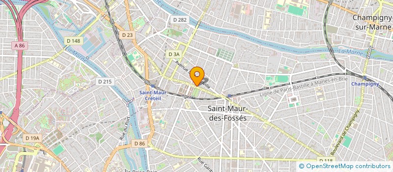 localisation de l'entreprise SYNDICAT DE COPROPRIETE RABELAIS à SAINT-MAUR-DES-FOSSES