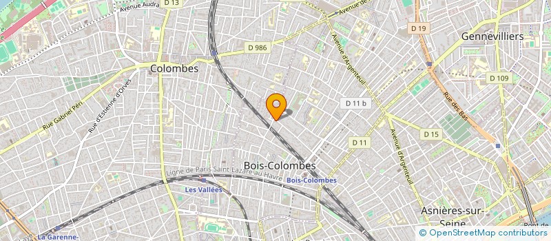 localisation de l'entreprise SYNDICAT DE COPROPRIETE  RASPAIL à BOIS-COLOMBES