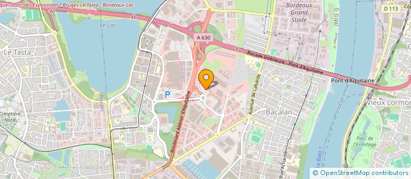 localisation de l'entreprise SYNDICAT DE COPROPRIETE RES ALIENOR  BORDEAUX