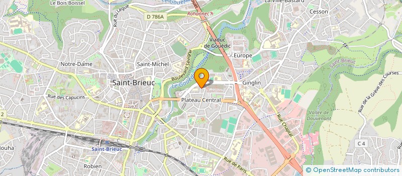 localisation de l'entreprise SYNDICAT DE COPROPRIETE RES. BOILEAU à SAINT-BRIEUC