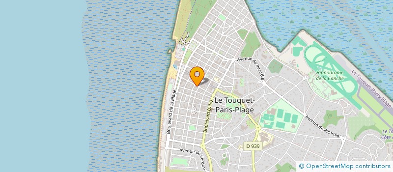 localisation de l'entreprise SYNDICAT DE COPROPRIETE RES CALIFORNIA  LE TOUQUET-PARIS-PLAGE