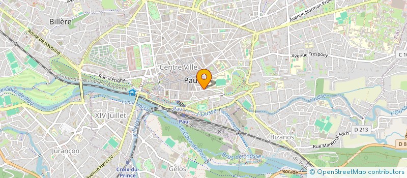 localisation de l'entreprise SYNDICAT DE COPROPRIETE RES. CASTIGLIONE à PAU