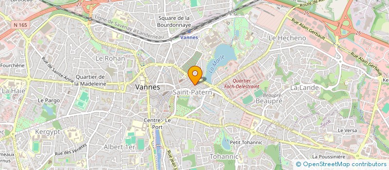 localisation de l'entreprise SYNDICAT DE COPROPRIETE RES DARIORITUM à VANNES