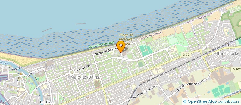 localisation de l'entreprise SYNDICAT DE COPROPRIETE RES DE LA PLAGE à DUNKERQUE