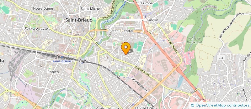 localisation de l'entreprise SYNDICAT DE COPROPRIETE RES. DE VIGNY à SAINT-BRIEUC
