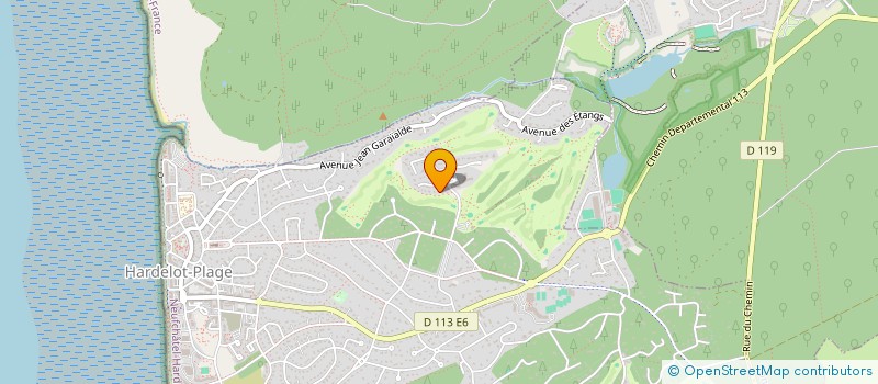 localisation de l'entreprise SYNDICAT DE COPROPRIETE RES DOMAINE DU GOLF DES PINS à NEUFCHATEL-HARDELOT