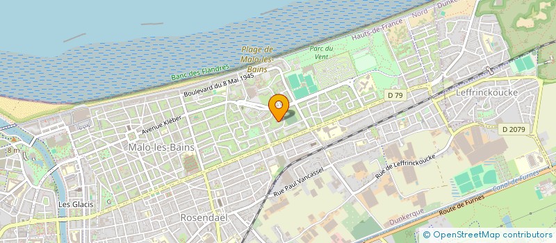 localisation de l'entreprise SYNDICAT DE COPROPRIETE RES HORIZON 2000  DUNKERQUE