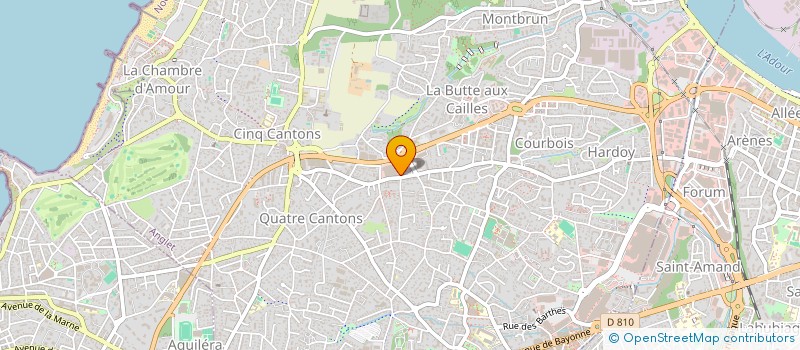 localisation de l'entreprise SYNDICAT DE COPROPRIETE RES LA CHENERAIE  ANGLET