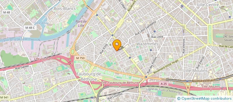 localisation de l'entreprise SYNDICAT DE COPROPRIETE RES LE PARVIS  LILLE