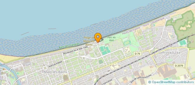 localisation de l'entreprise SYNDICAT DE COPROPRIETE RES MERIDIEN à DUNKERQUE