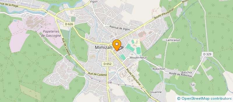 localisation de l'entreprise SYNDICAT DE COPROPRIETE RES OCEAN  MIMIZAN