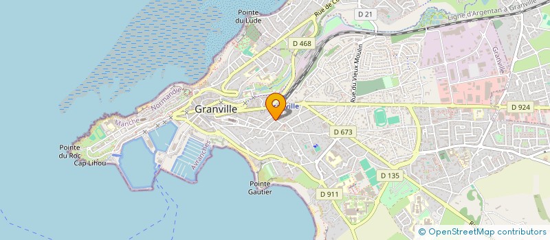 localisation de l'entreprise SYNDICAT DE COPROPRIETE RES.STE MARIE  GRANVILLE