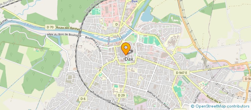 localisation de l'entreprise SYNDICAT DE COPROPRIETE RES URSYYA  DAX