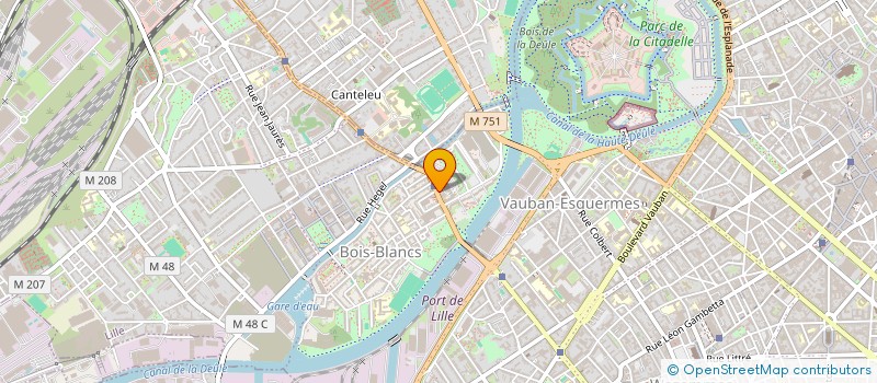 localisation de l'entreprise SYNDICAT DE COPROPRIETE RESIDENCE 126B AV DE DUNKERQUE à LILLE