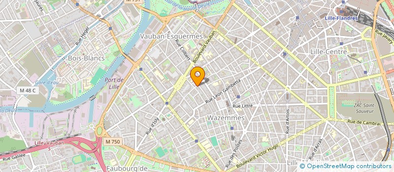 localisation de l'entreprise SYNDICAT DE COPROPRIETE RESIDENCE ANTIN à LILLE