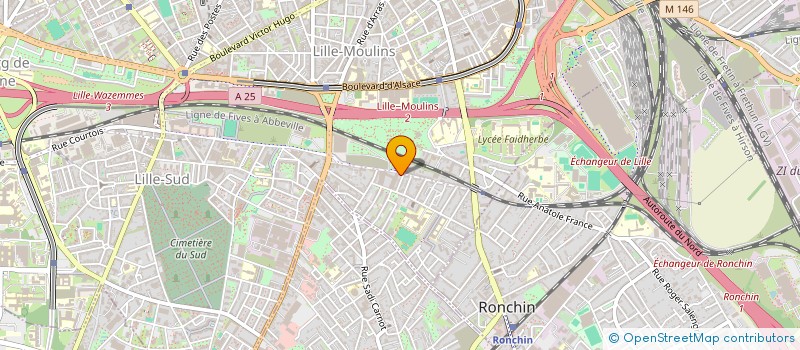 localisation de l'entreprise SYNDICAT DE COPROPRIETE RESIDENCE FILBERT à LILLE