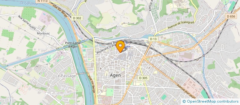 localisation de l'entreprise SYNDICAT DE COPROPRIETE RESIDENCE FOCH  AGEN