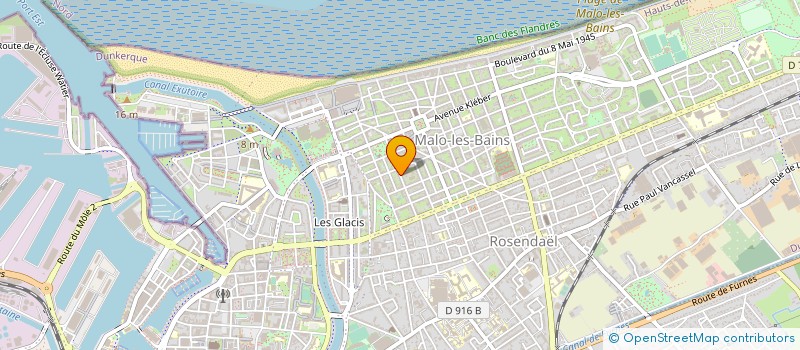localisation de l'entreprise SYNDICAT DE COPROPRIETE RESIDENCE JOFFRE à DUNKERQUE
