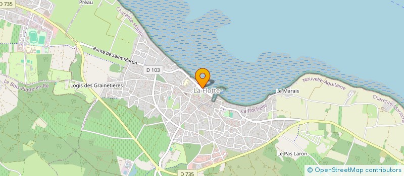 localisation de l'entreprise SYNDICAT DE COPROPRIETE RESIDENCE L ILOT  LA FLOTTE