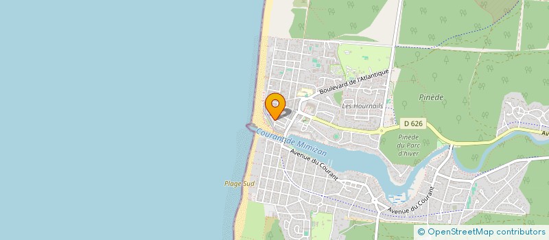 localisation de l'entreprise SYNDICAT DE COPROPRIETE RESIDENCE L OUSTALET  MIMIZAN