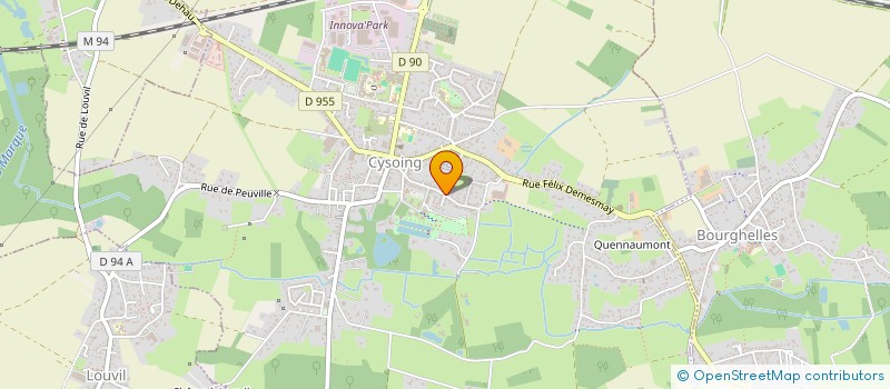 localisation de l'entreprise SYNDICAT DE COPROPRIETE RESIDENCE LE CLOS DE LA CHANTERAINE  CYSOING