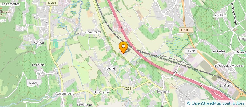 localisation de l'entreprise SYNDICAT DE COPROPRIETE RESIDENCE LE SAINT MICHEL  CURIENNE