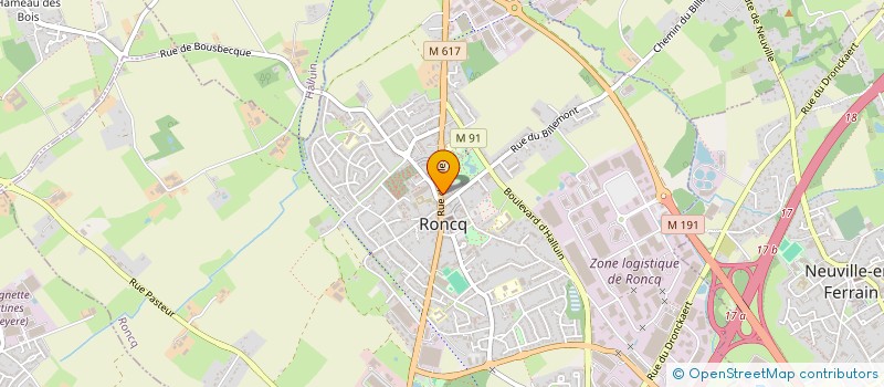 localisation de l'entreprise SYNDICAT DE COPROPRIETE RESIDENCE LE XII  RONCQ