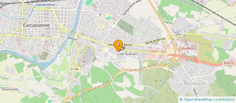 localisation de l'entreprise SYNDICAT DE COPROPRIETE RESIDENCE LES REMPARTS  CARCASSONNE